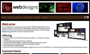 Dwwebdesigns.com thumbnail