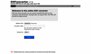 Dxfconverter.org thumbnail