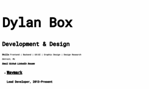 Dylanbox.com thumbnail