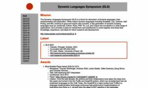 Dynamic-languages-symposium.org thumbnail