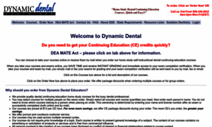 Dynamicdentaled.com thumbnail