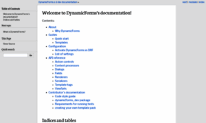 Dynamicforms.readthedocs.io thumbnail
