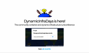 Dynamicinfradays.org thumbnail