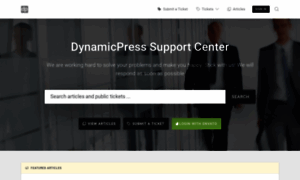 Dynamicpress.ticksy.com thumbnail