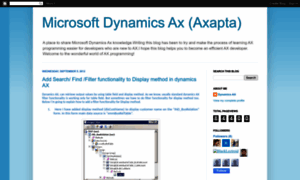 Dynamicsax-blog.blogspot.com thumbnail