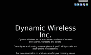 Dynamicwirelessinc.com thumbnail