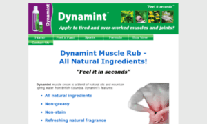 Dynamint-muscle-pain-relief.co.uk thumbnail