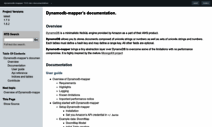 Dynamodb-mapper.readthedocs.org thumbnail
