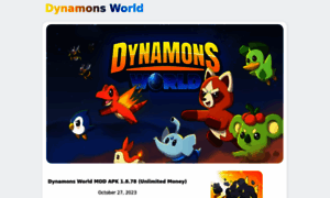 Dynamonsworldmodapk.com thumbnail