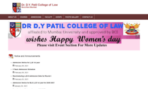 Dypatilcollegeoflaw.com thumbnail
