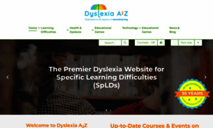 Dyslexiaa2z.com thumbnail