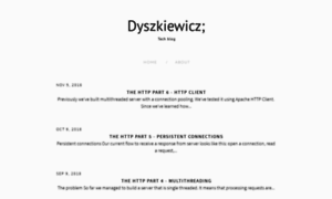 Dyszkiewicz.me thumbnail