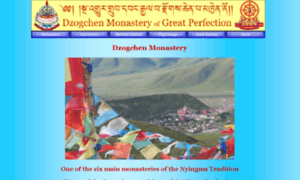 Dzogchenmonastery.cn thumbnail