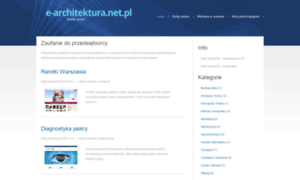 E-architektura.net.pl thumbnail