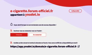 E-cigarette.forum-officiel.fr thumbnail