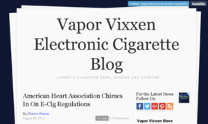 E-cigaretteblog.vaporvixxen.com thumbnail
