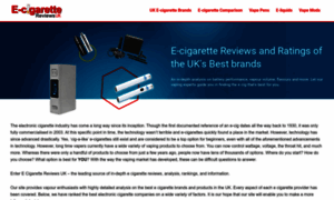 E-cigarettereviewsuk.co.uk thumbnail