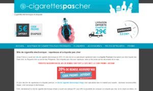 E-cigarettespascher.fr thumbnail