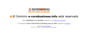 E-corebusiness.info thumbnail