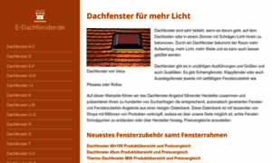 E-dachfenster.de thumbnail