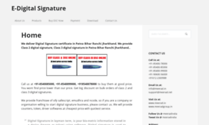 E-digitalsignaturecertificate.in thumbnail