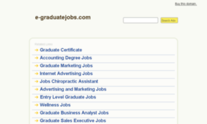 E-graduatejobs.com thumbnail