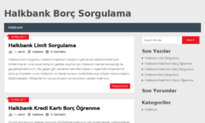 E-halkbankborcsorgulama.net thumbnail