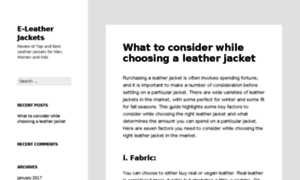 E-leatherjackets.com thumbnail