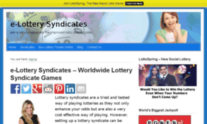 E-lottery-syndicates.com thumbnail