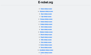 E-nobet.org thumbnail