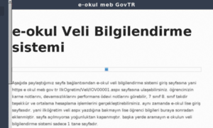 E-okul-meb.govtr.org thumbnail