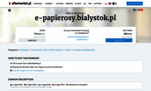 E-papierosy.bialystok.pl thumbnail
