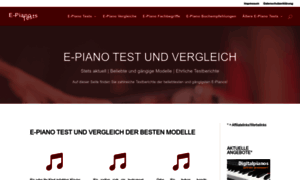 E-piano-tests.de thumbnail