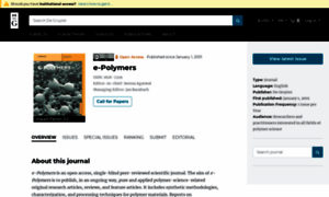 E-polymers.org thumbnail