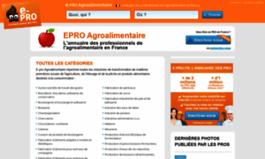 E-pro-agroalimentaire.fr thumbnail