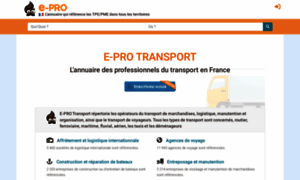 E-pro-transport.fr thumbnail