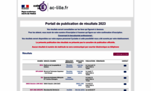 E-resultats.ac-lille.fr thumbnail