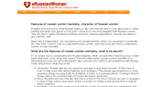 E-russianwoman.com thumbnail