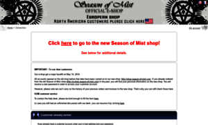 E-shop.season-of-mist.com thumbnail