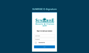 E-signature.sunrise-resorts.com thumbnail