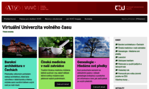 E-volnycas.czu.cz thumbnail