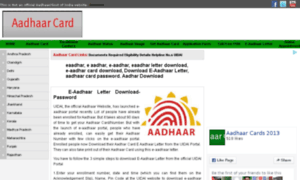 Eaadhaar.aadhaarcard2013.in thumbnail