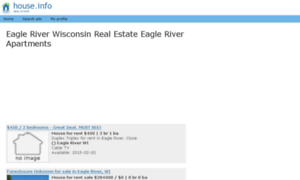 Eagle-river.wi.house.info thumbnail