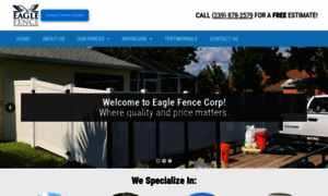 Eaglefencecorp.com thumbnail