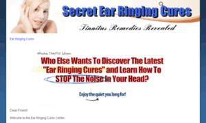 Ear-ringing-cures.com thumbnail