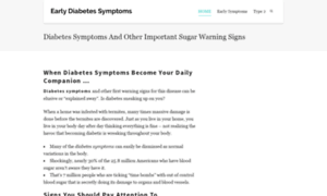 Early-diabetes-symptoms.com thumbnail