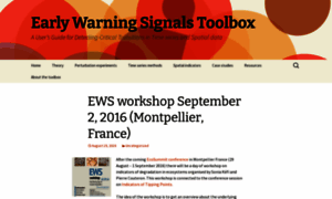 Early-warning-signals.org thumbnail