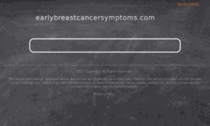 Earlybreastcancersymptoms.com thumbnail