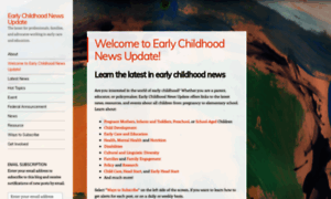 Earlychildhoodnewsupdate.com thumbnail