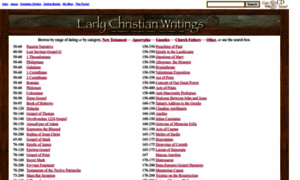 Earlychristianwritings.com thumbnail